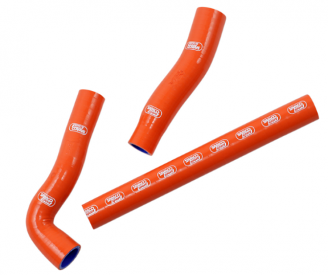KTM125SX'19-22 Samco Radiator Hoses Orange